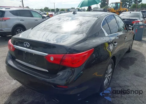 2015 Infiniti Q50 z USA, uszkodzony, nr VIN JN1BV7AP9FM335079